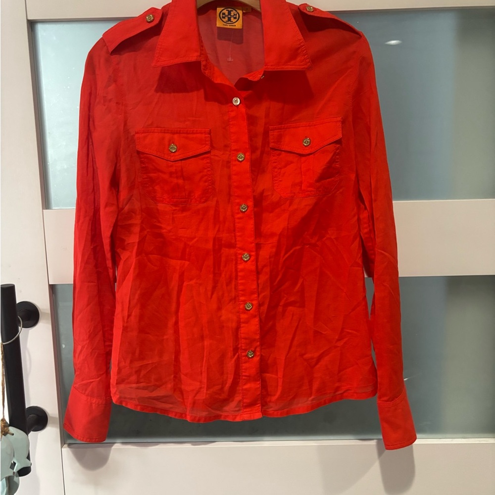 Tory Burch Vibrant coral Top